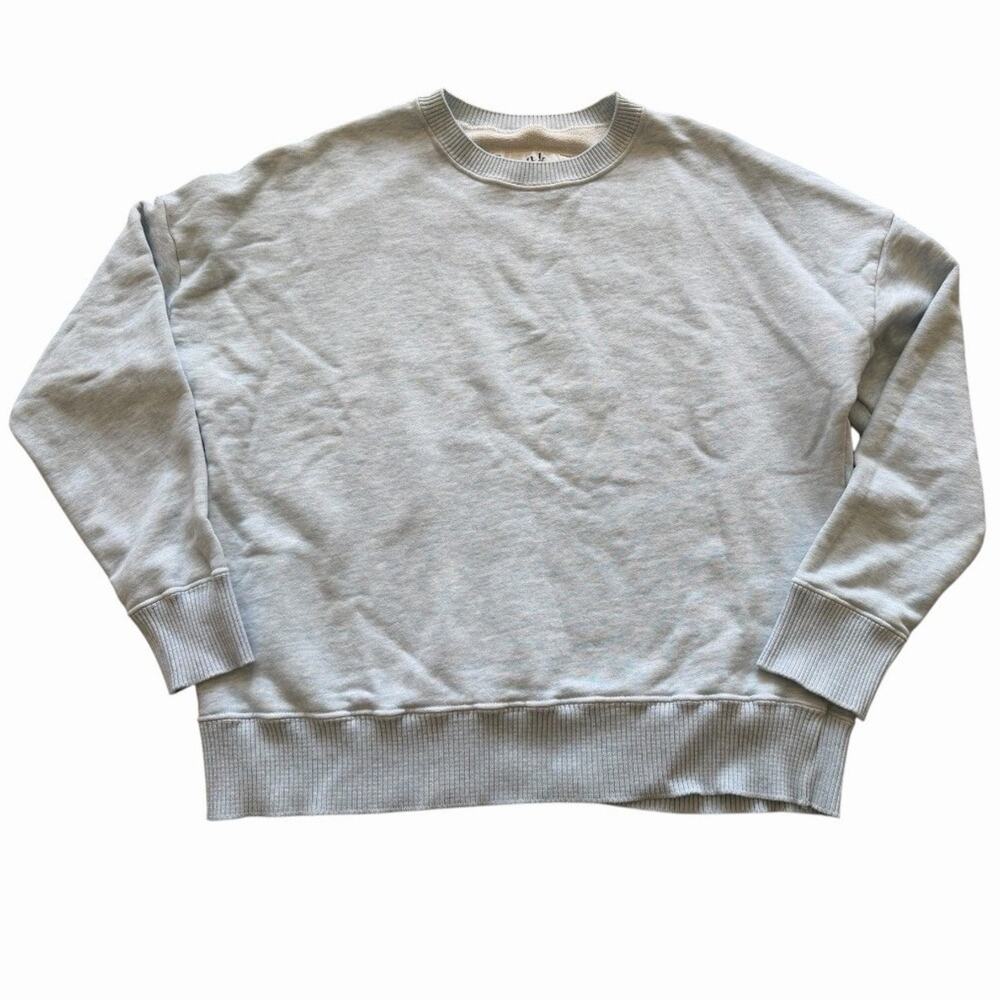 Frank and Eileen Tee Lab Crewneck Sweatshirt Heather Blue Size Small 100% Cotton